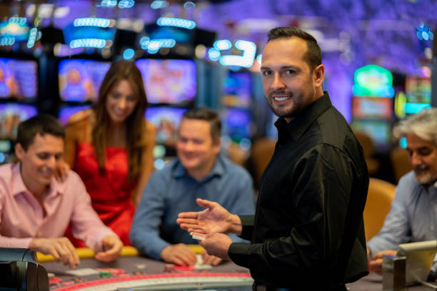 Live Texas Poker table on gudang4d login with professional dealer and players